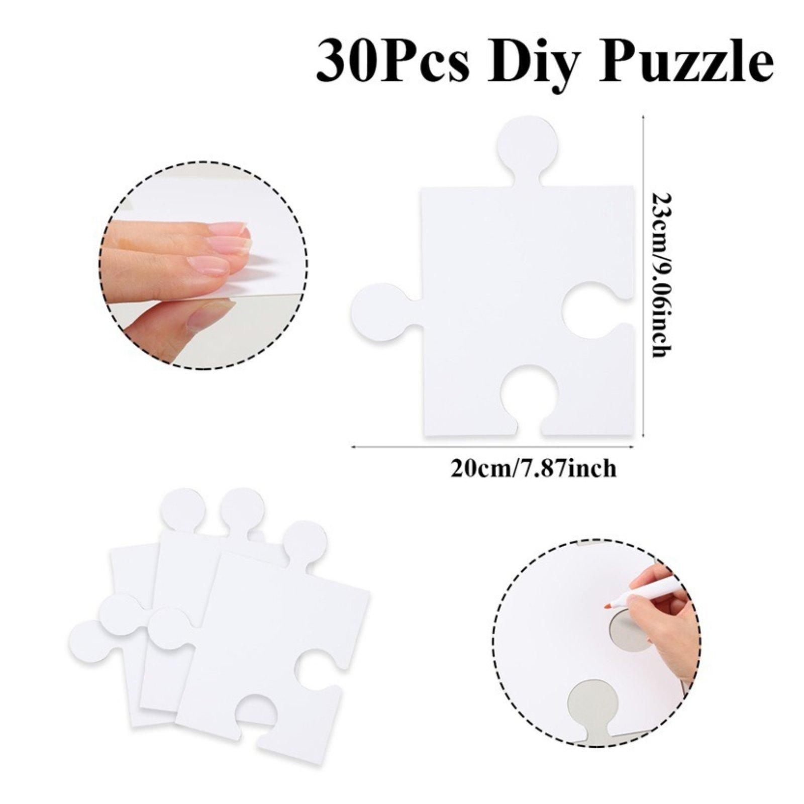 White Blank Drawing Puzzles Ca - Puzzle Blank White review and price