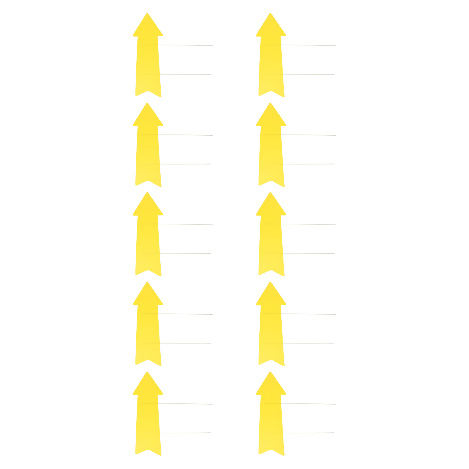 10Pcs Blank Yellow Arrow Signs - Yard Sign Blank review and price
