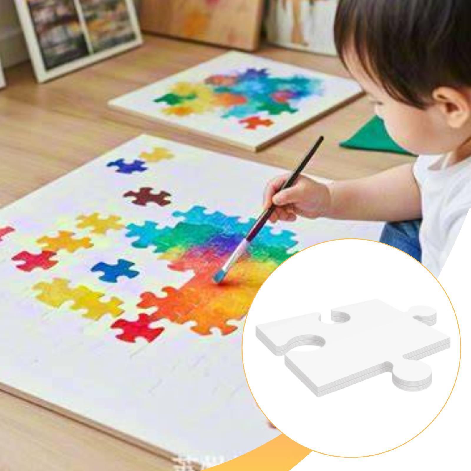 24x White Cardboard Blank Jigs - Puzzle Blank White review and price