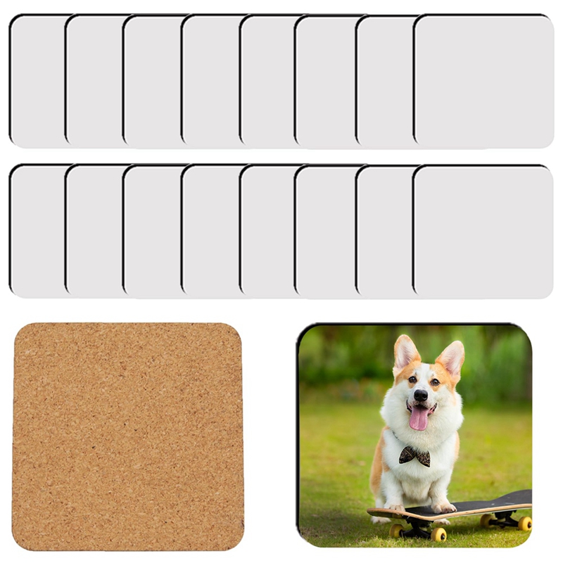 18Pcs Sublimation Square Coast - Coaster Sublimation Blank review and price