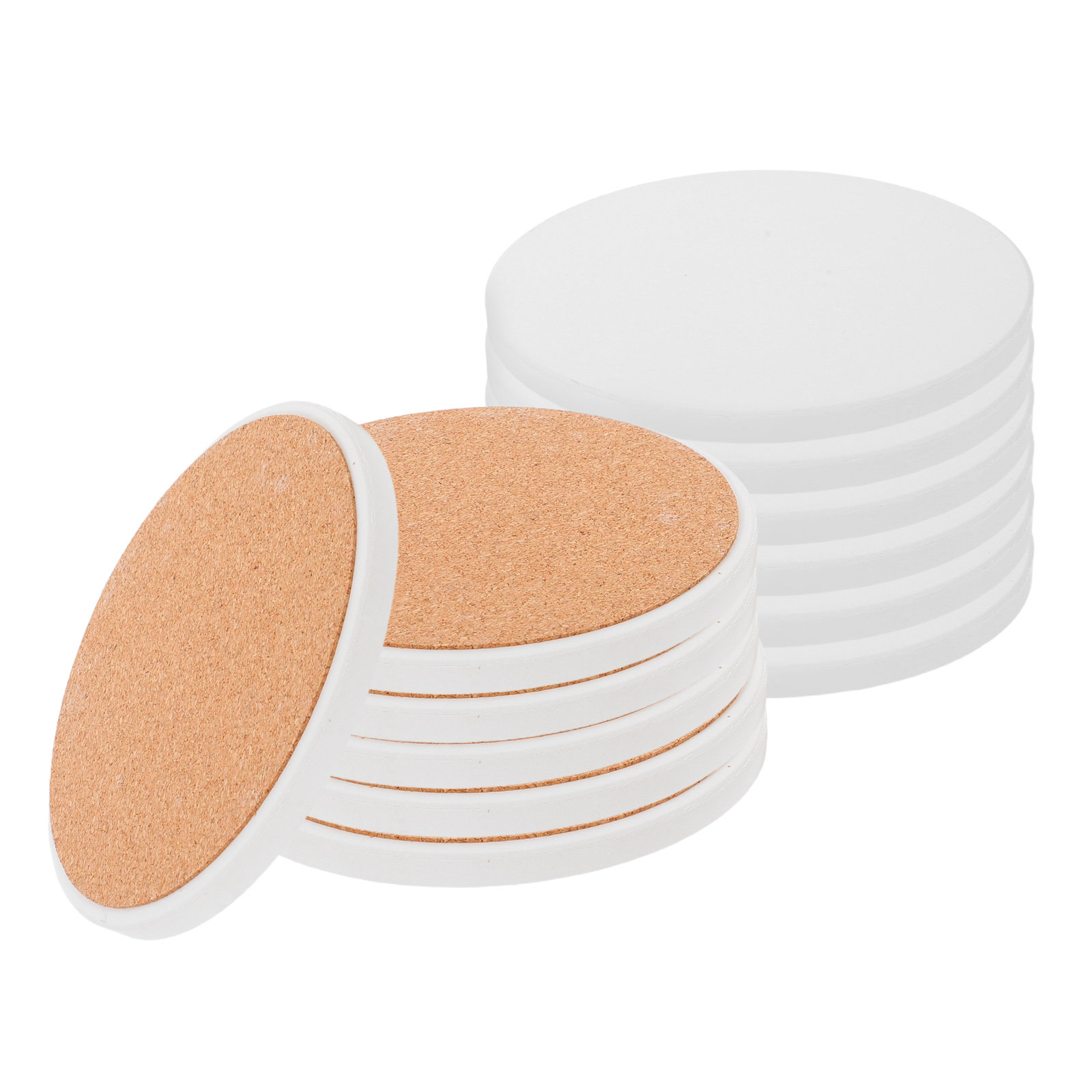 12Pcs Round Blank Ceramic Coas - Coaster Sublimation Blank review and price