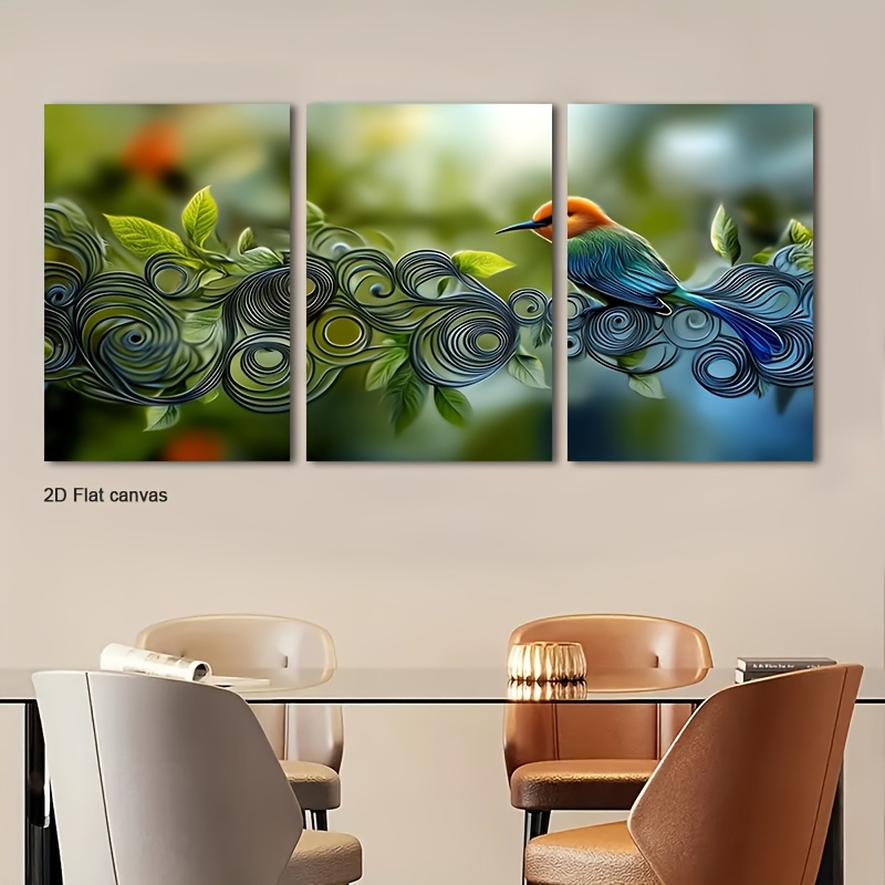 Frameless Canvas 3pcs Framed B - Canvas Wrap Ready review and price