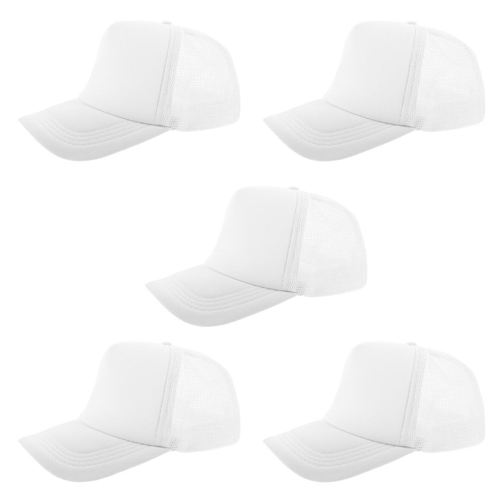 5Pcs Blank Mesh Baseball Cap D - Hat Sublimation Blank review and price