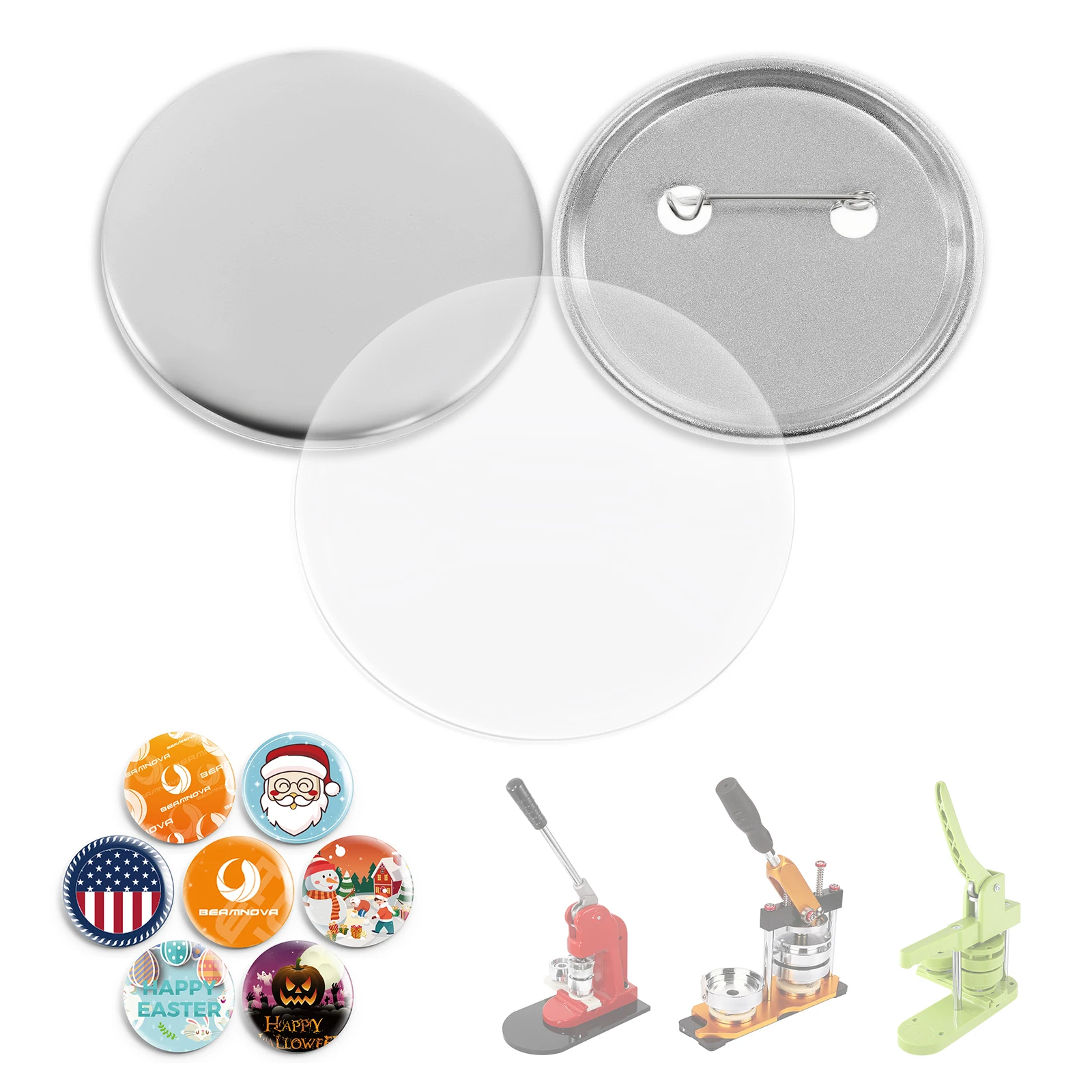 100set 58mm Blank Pin Button B - Button Badge Blank review and price
