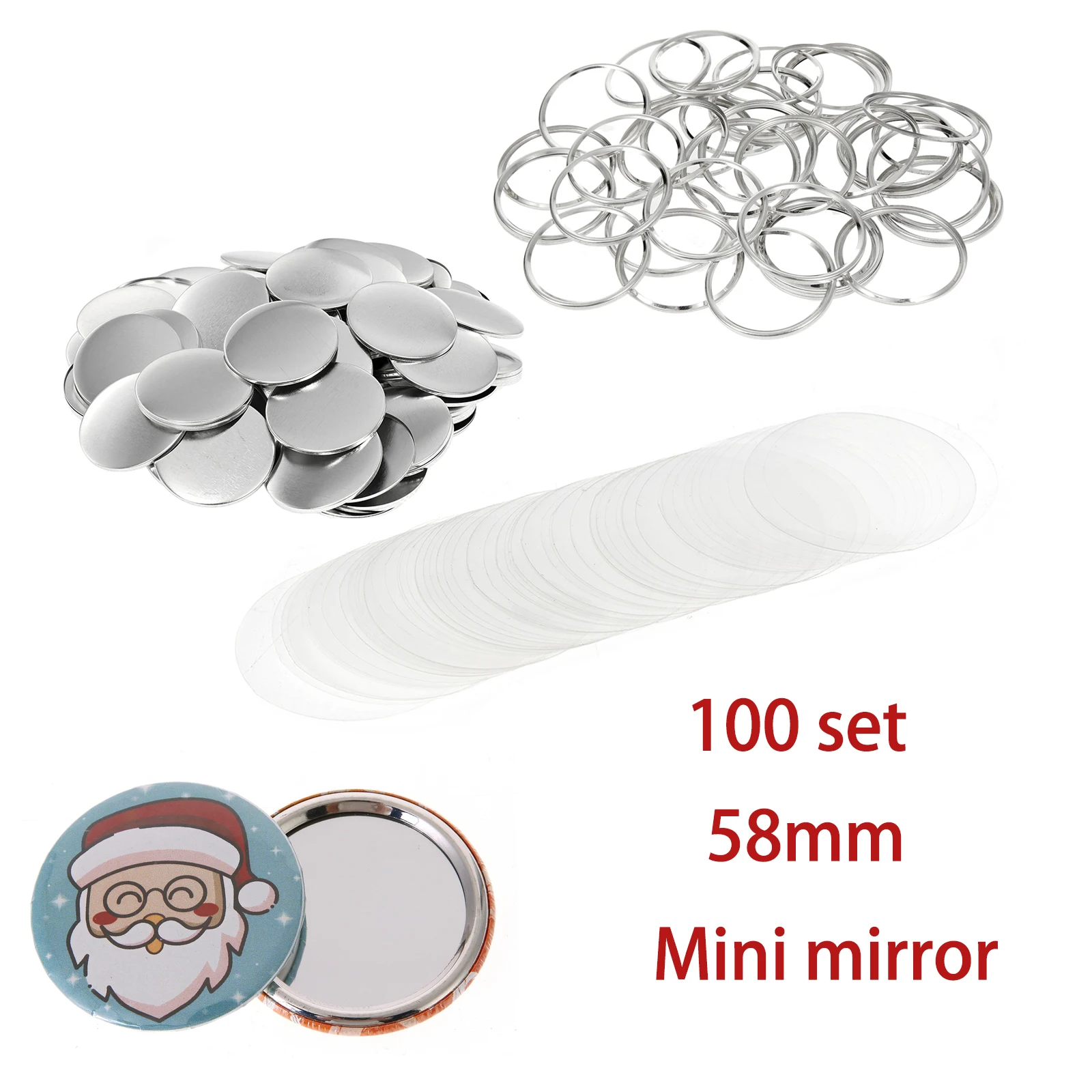 100set 58mm Blank Pin Button B - Button Badge Blank review and price