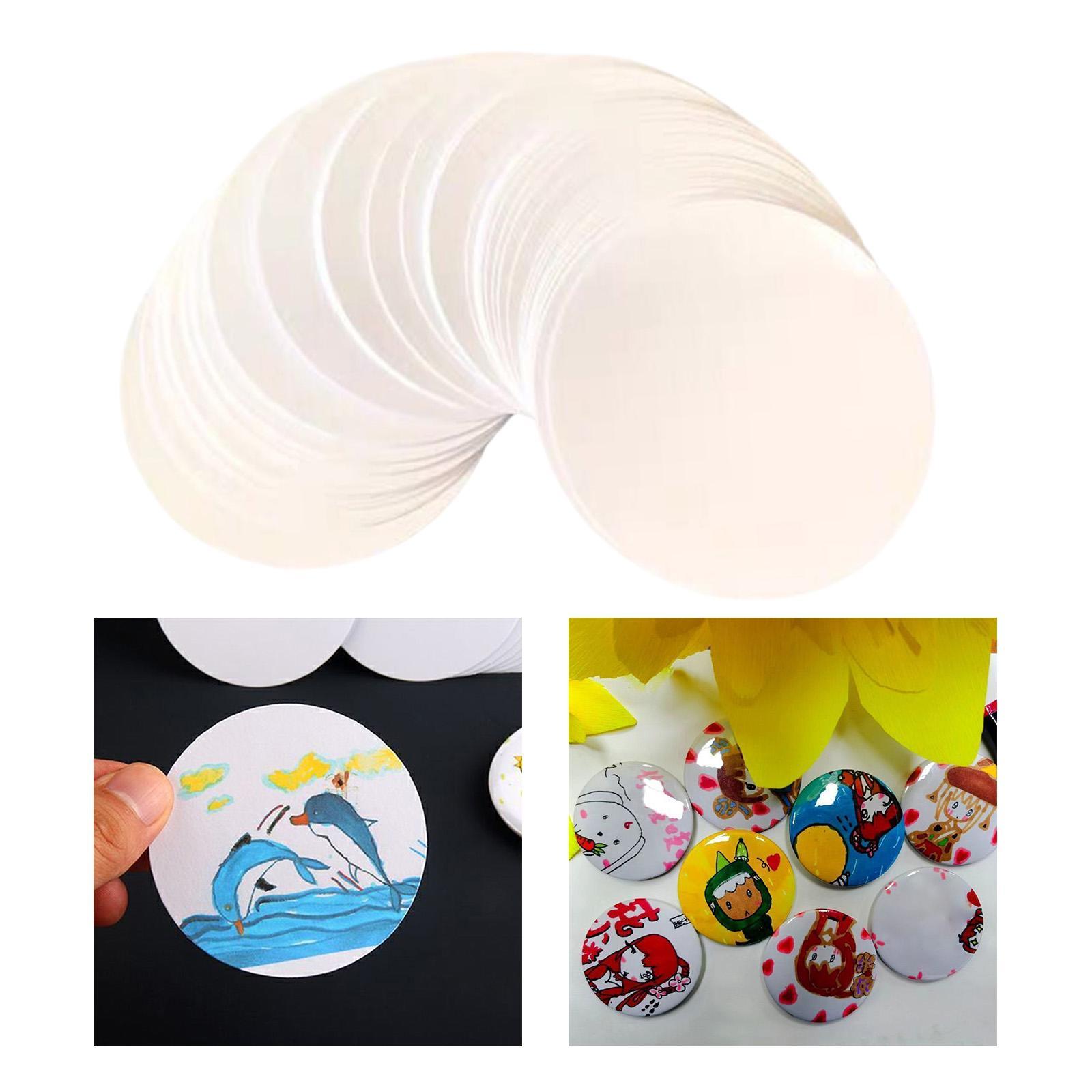 100Pcs Button Badges Blank Pap - Button Badge Blank review and price